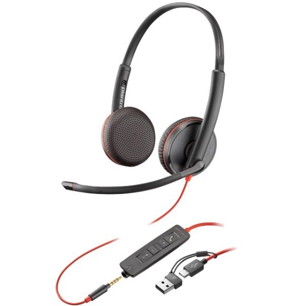 POLY Blackwire 3325 Stereo USB-C Slušalice - 8X221AA