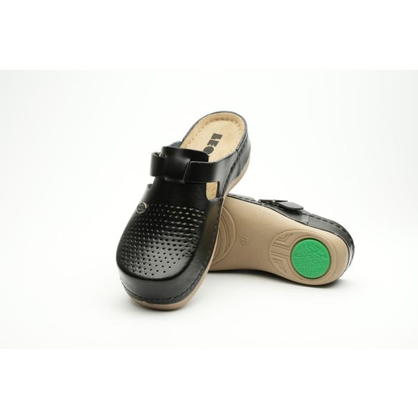 LEON Ženska papuča Lana-crna - 900-CR