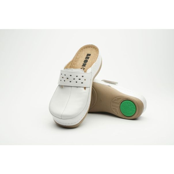 LEON Ženska papuča Lara-bela - 902-BE