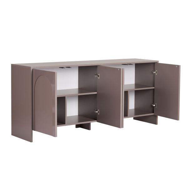 NORDURE Komoda Arlen, braon - EP3057545
