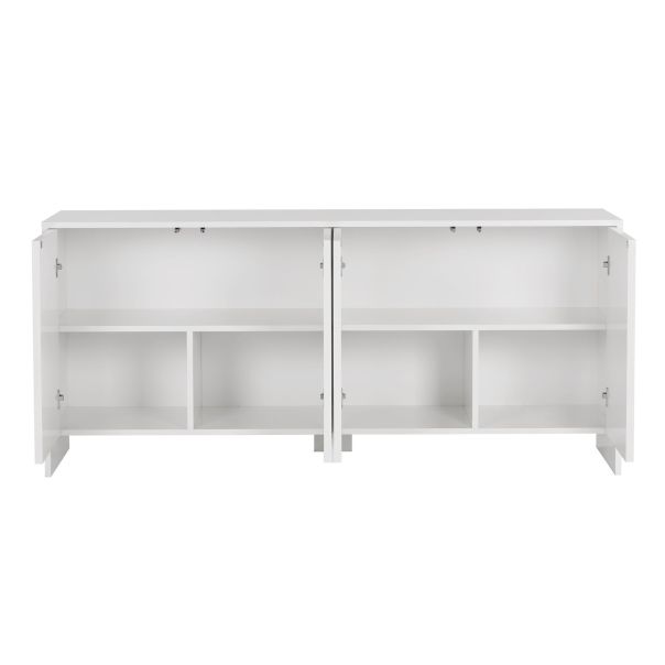 NORDURE Komoda Arlen, bela - EP3057557