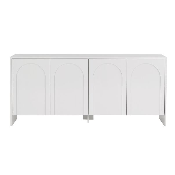 NORDURE Komoda Arlen, bela - EP3057557