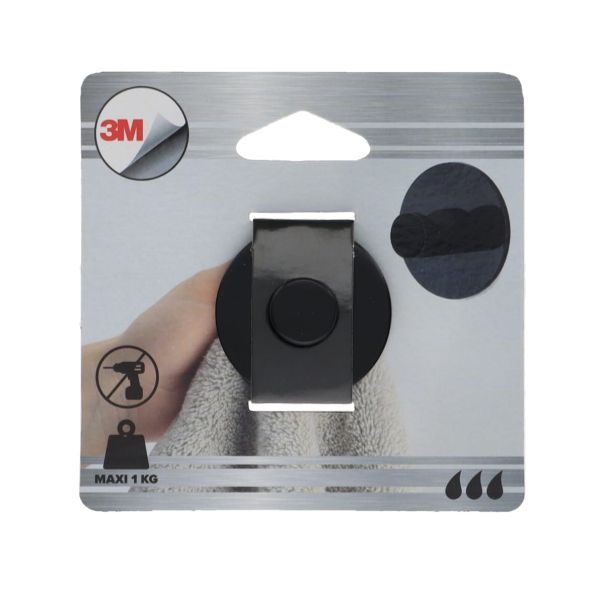 TENDANCE Kukica 3M Zinc Alloy, crna - 9058103