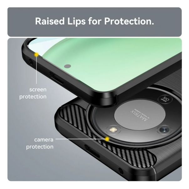 Maska za Honor Magic 8 Lite crna Defender Safeguard - 225502