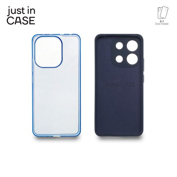 JUST IN CASE Maska 2u1 Extra case MIX PLUS za Redmi Note 13, plava - MIX324BL