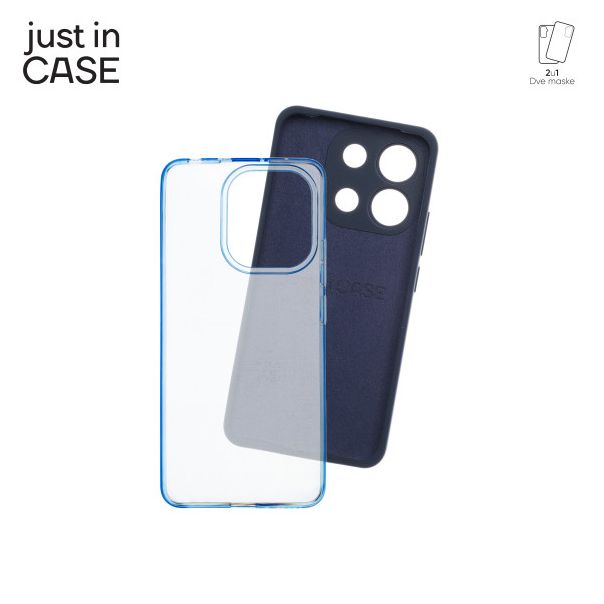 JUST IN CASE Maska 2u1 Extra case MIX PLUS za Redmi Note 13, plava - MIX324BL
