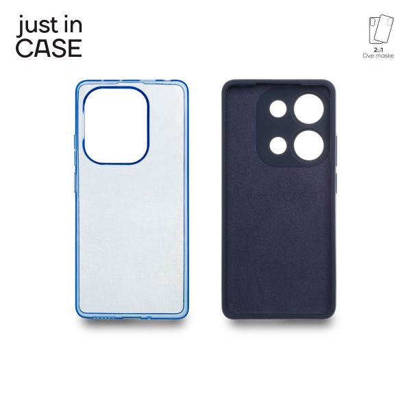 JUST IN CASE Maska 2u1 Extra case MIX PLUS paket za Redmi Note 13 Pro 4G, plava - MIX325BL