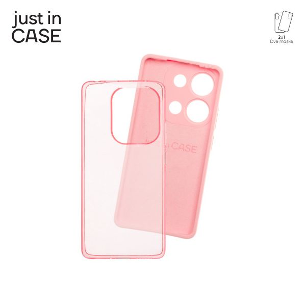 JUST IN CASE Maska 2u1 Extra case MIX PLUS za Redmi Note 13 Pro 4G, roza - MIX325PK