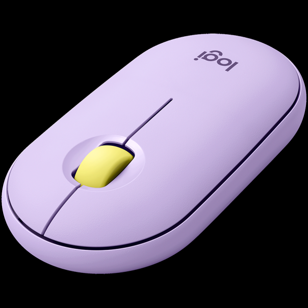 LOGITECH Pebble M350 Wireless Mouse - LAVENDER LEMONADE - 910-006752