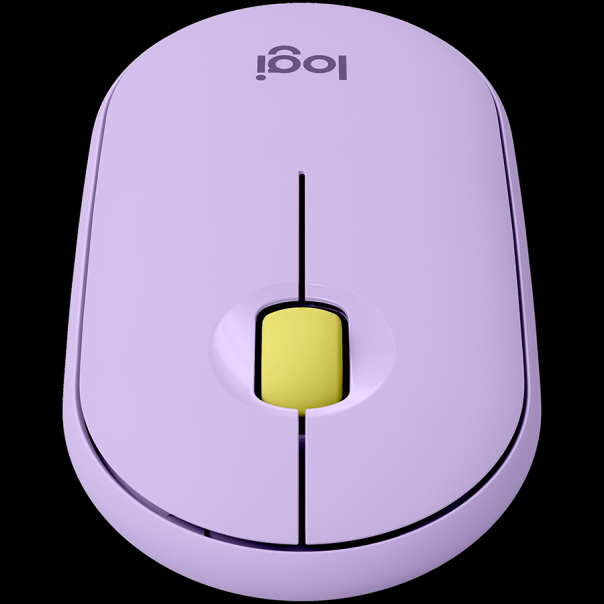 LOGITECH Pebble M350 Wireless Mouse - LAVENDER LEMONADE - 910-006752