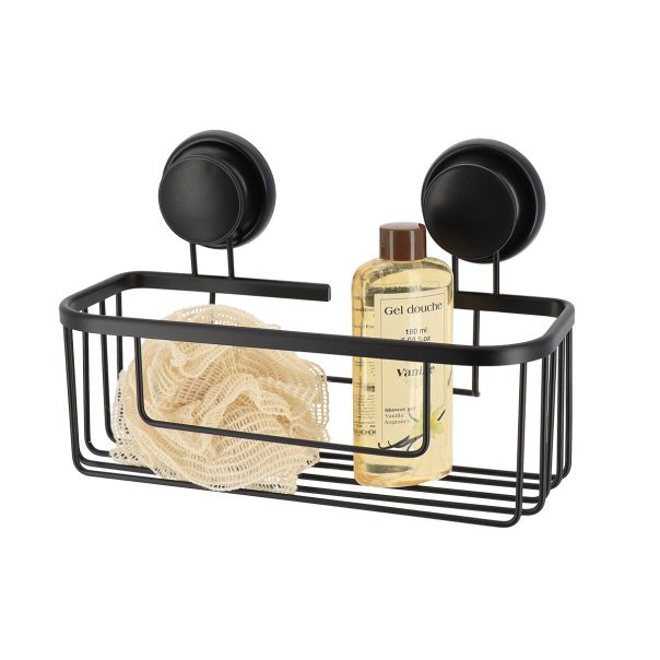 TENDANCE Vakuumska žičana polica 13.5x28cm, crna - 91001108