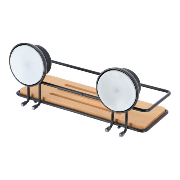 TENDANCE Vakuumska polica 25x12.5x10cm, bambus/metal - 91030237