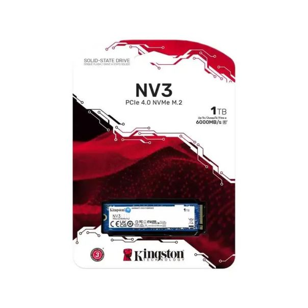 SSD M.2 NVME 1TB Kingston SNV3S/1000G 6000MBs/5000MBs - EP2753301