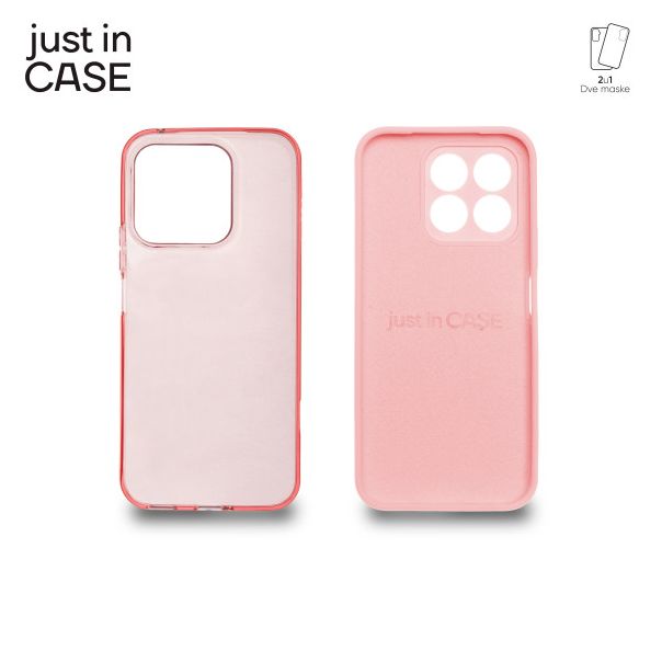 JUST IN CASE 2u1 Extra case MIX paket maski za Honor X8B, roza - MIX445PK