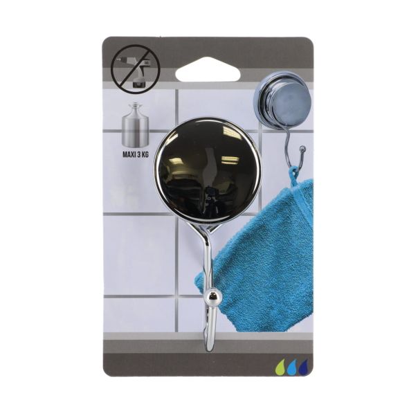 TENDANCE Vakuumska vešalica 5.8x5.8x11.5cm, metal/hrom - 917099