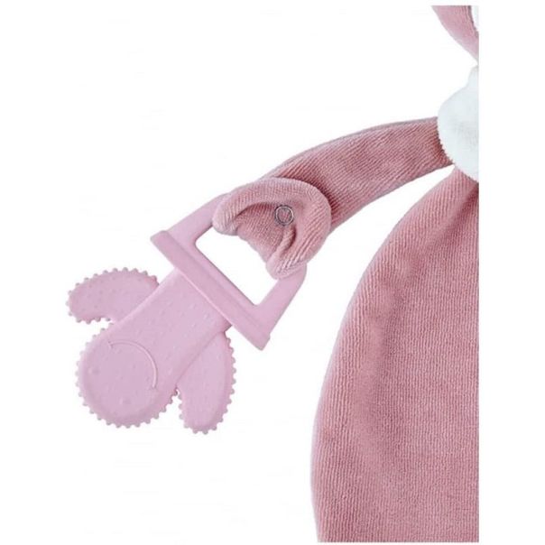 BABYJEM Plišana igračka Sweet Bear sa glodalicom - rose - 92-26808