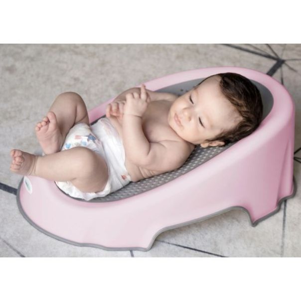 BABYJEM Podloga za kadicu za kupanje - pink - 92-27010
