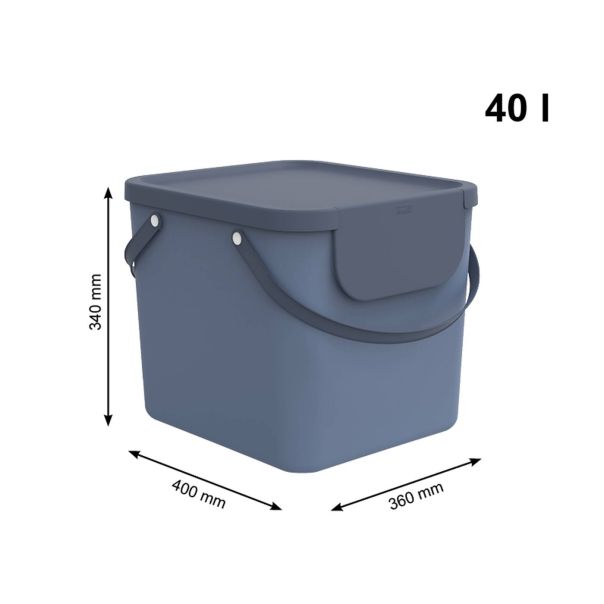 ROTHO Kanta za otpatke 40L Albula, plava - RRB40B