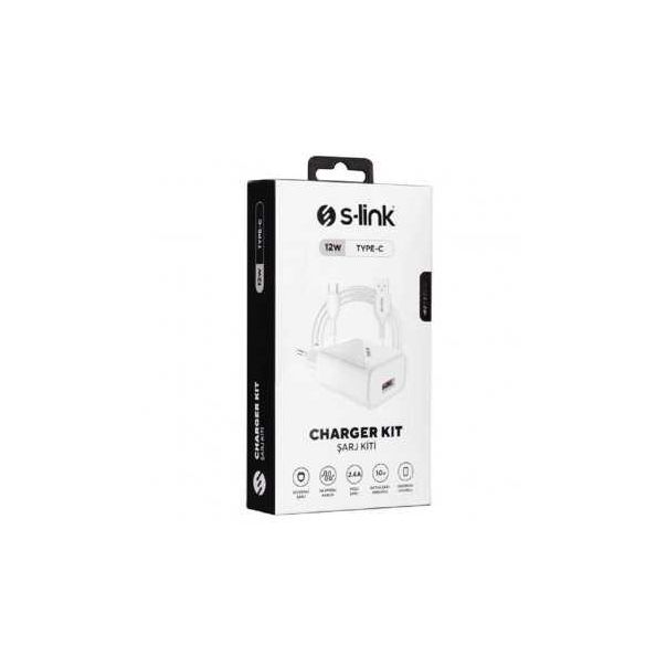 S-LINK Punjač za telefon Type C SL-EC40T, bela - 92476