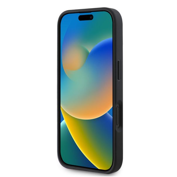 LICENSED LACOSTE LACOSTE MAGSAFE maska za iPhone 16 WOVEN, teget - LCHMP16SPVCV