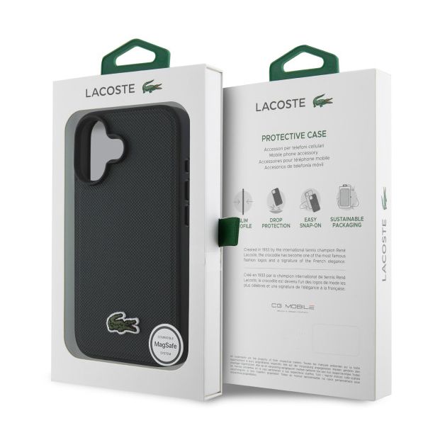 LICENSED LACOSTE LACOSTE MAGSAFE maska za iPhone 16 SINOPLE, zelena - LCHMP16SPVCE