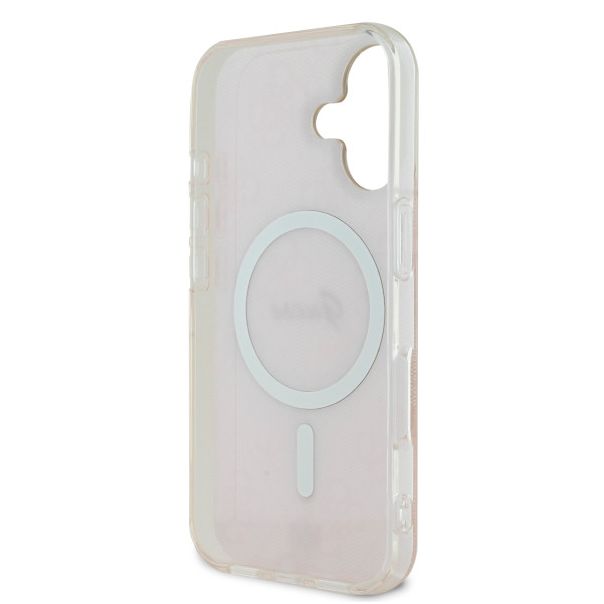 LICENSED GUESS GUESS MAGSAFE maska za iPhone 16 4G, roza - GUHMP16SH4STP
