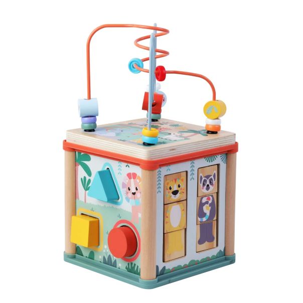 PINO Drvena interaktivna kocka Šumska avantura - 9313