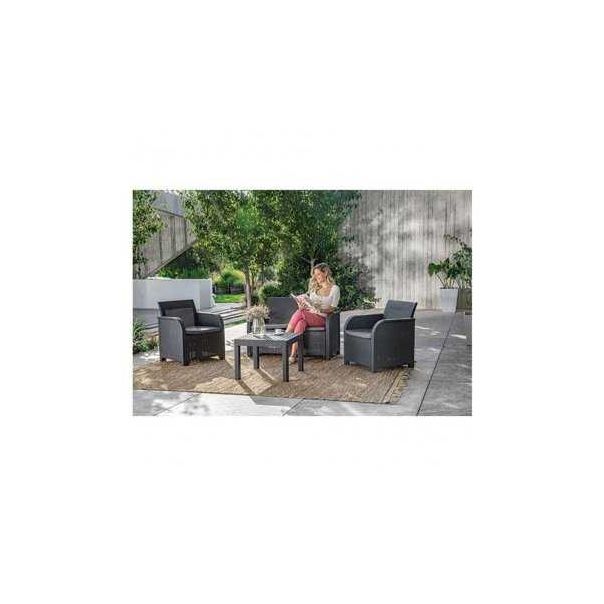 KETER Baštenski set Rosalie 2 seater, grafit - 93168