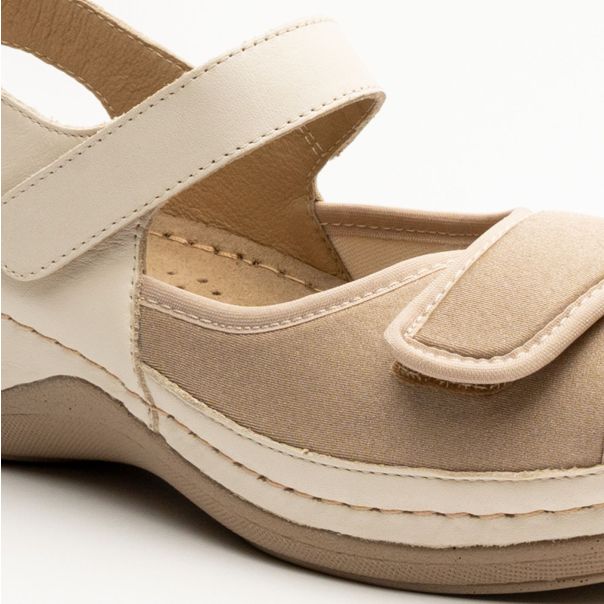 Leon Ženska sandala Diabetik-bež - 934-BŽ