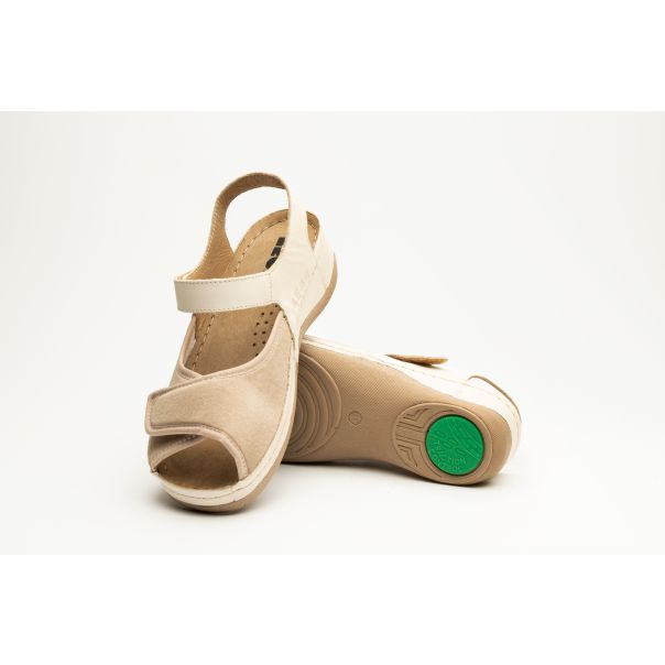 Leon Ženska sandala Diabetik-bež - 934-BŽ
