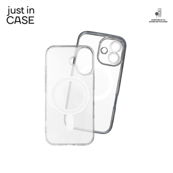JUST IN CASE 2u1 Extra case MAG MIX paket za iPhone 16, crna - MAG116BK