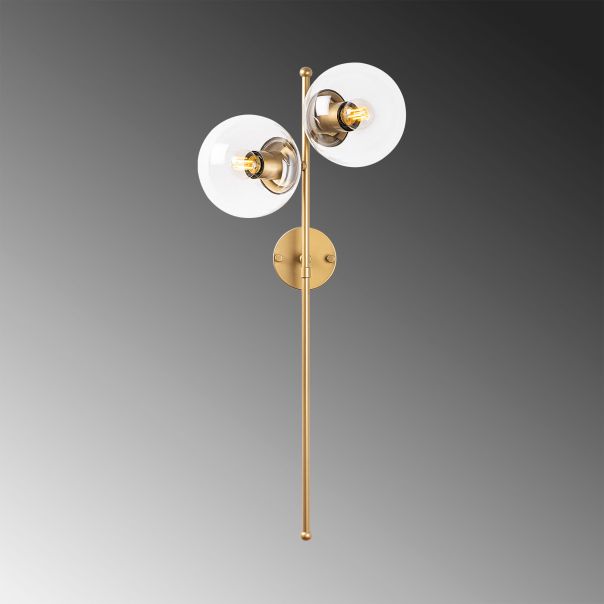 OPVIQ Zidna lampa Fazli 10405, zlatna/providna - EP3006691