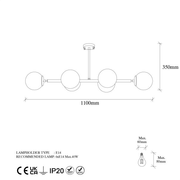 OPVIQ Luster Fazli 10501, zlatna/bela - EP3006763