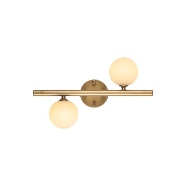 OPVIQ Zidna lampa Domino 11037, bela/zlatna - EP3007090