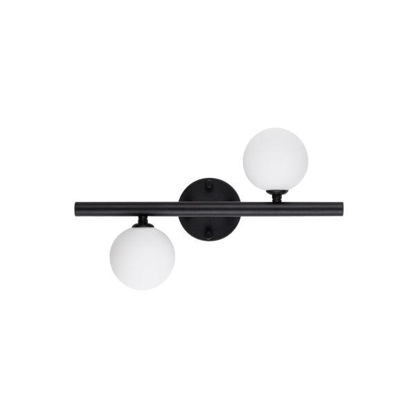 OPVIQ Zidna lampa Domino 11038, crna/bela - EP3007096