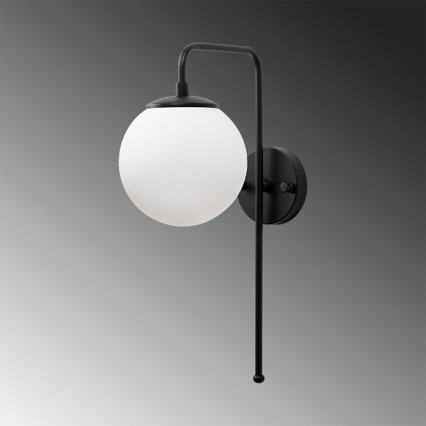 OPVIQ Zidna lampa Viran 10915, crna/bela - EP3007270