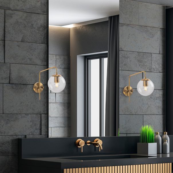 OPVIQ Zidna lampa Viran 10940, zlatna - EP3007294