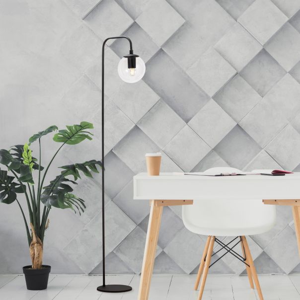 OPVIQ Podna lampa Viran 10960, crna - EP3007309
