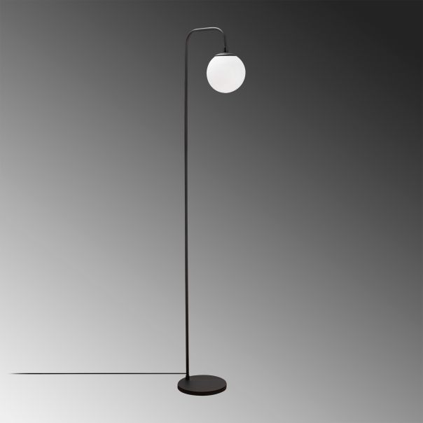OPVIQ Podna lampa Viran 10965, crna/bela - EP3007315