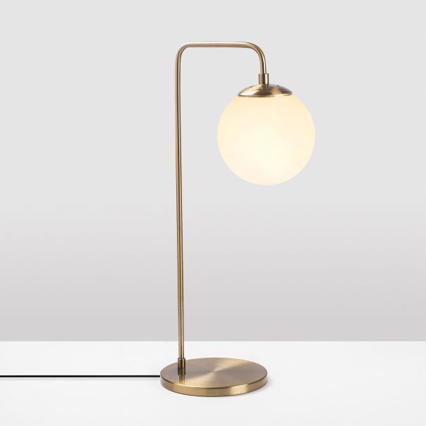OPVIQ Stona lampa Viran 10975, bela/zlatna - EP3007324