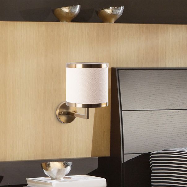 OPVIQ Zidna lampa Way 11610, zlatna/krem - EP3007363