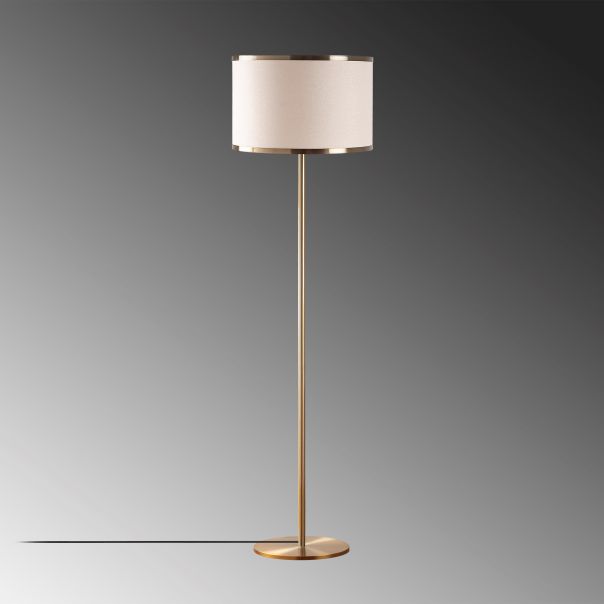 OPVIQ Podna lampa Way 11612, bela/zlatna - EP3007372