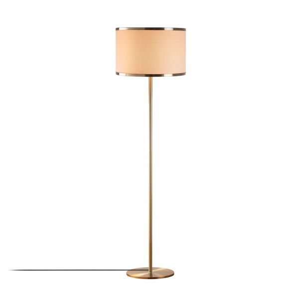 OPVIQ Podna lampa Way 11612, bela/zlatna - EP3007372