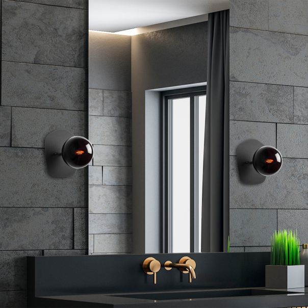 OPVIQ Zidna lampa Well 11675, crna - EP3007429