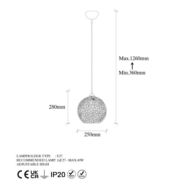 OPVIQ Luster Hay 11880, crna - EP3007519