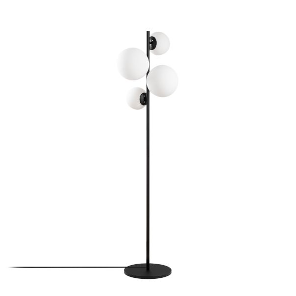 OPVIQ Podna lampa Fazli 10521, crna/bela - EP3007564