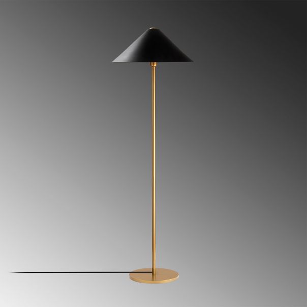 OPVIQ Podna lampa Mixed 11511, crna/zlatna - EP3007579