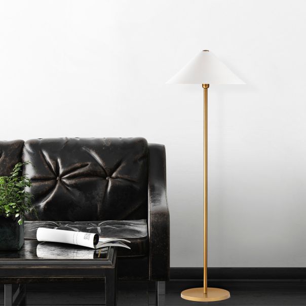 OPVIQ Podna lampa Mixed 11512, bela/zlatna - EP3007582