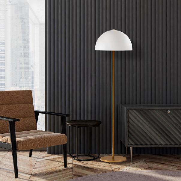 OPVIQ Podna lampa Mixed 11514, bela/zlatna - EP3007588