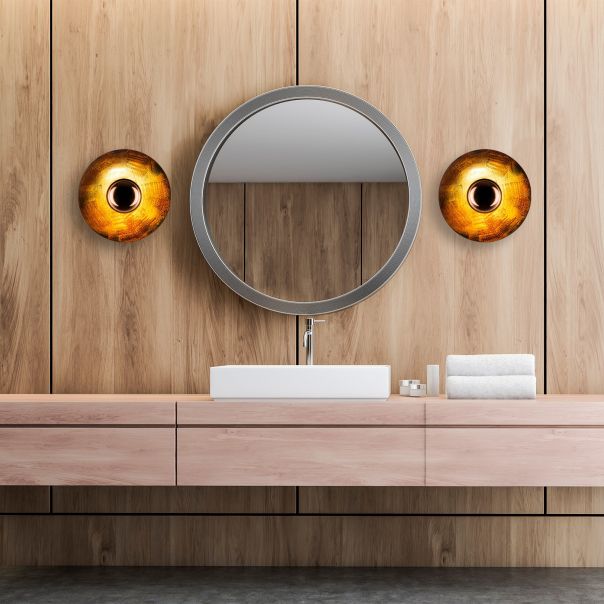 OPVIQ Zidna lampa Kurt 13350, zlatna - EP3006877